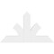 Ekena Millwork Richland Architectural Grade PVC Gable Bracket, 48"W x 28"H x 2"D x 6"F, 14/12 Pitch GBP048X28X0206RIC00 - alternate 5